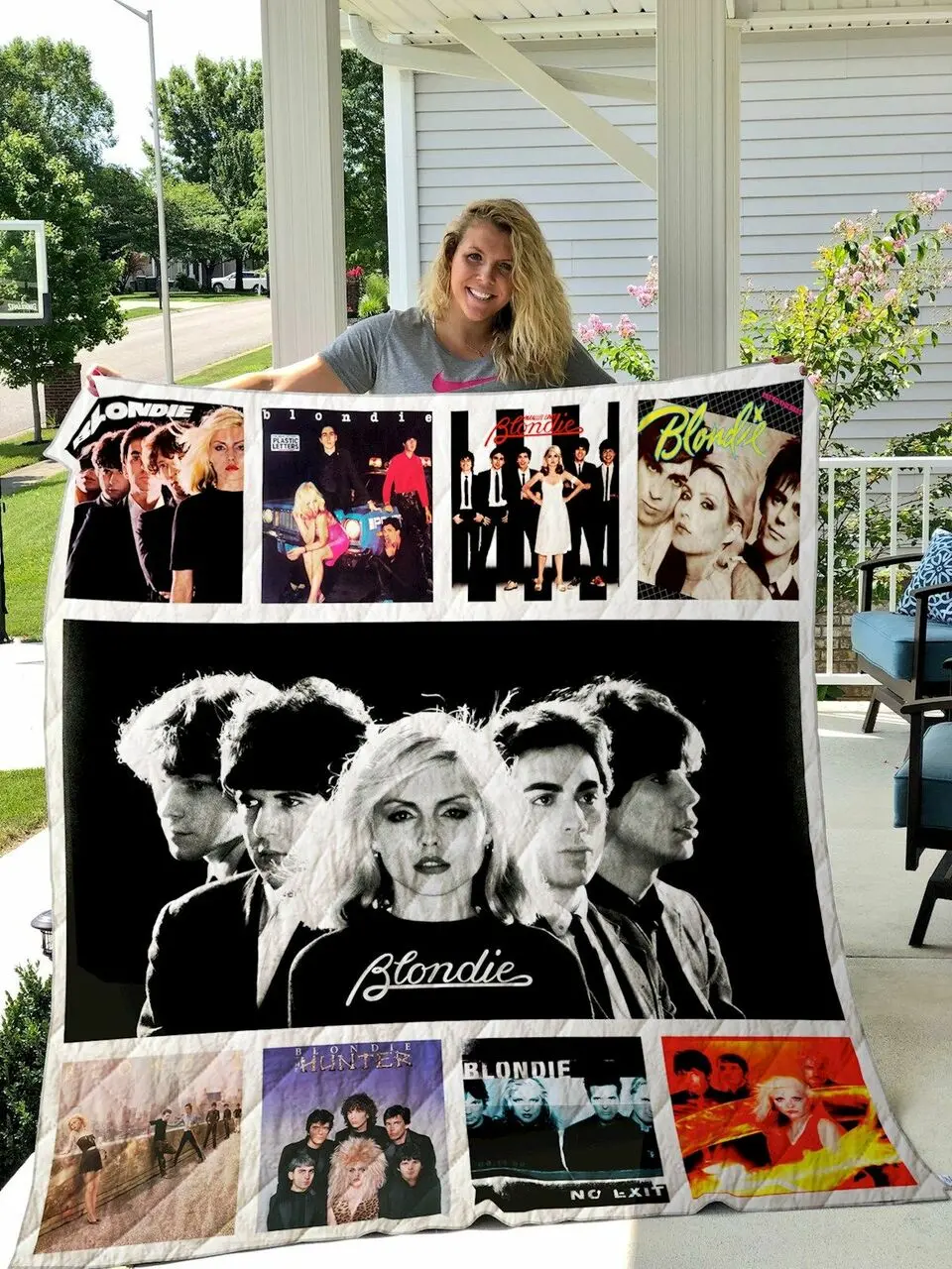 Blondie Quilt Blanket and Home Decor