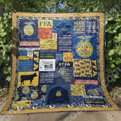 Blue Jackets Gold Standard DHCDHC DT2210 Quilt Blanket and Home Decor