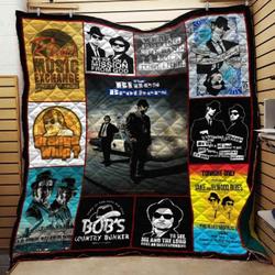 Blues Brothers Collage Blanket Th10072019 Quilt and Home Decor