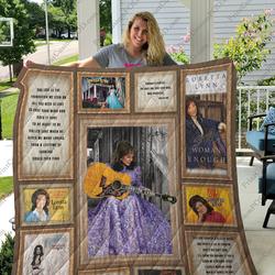 Bm - Loretta Lynn Quilt Blanket and Home Decor