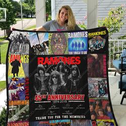 Bm - Ramones Quilt Blanket and Home Decor