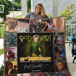 Bm - Rod Stewart Quilt Blanket and Home Decor