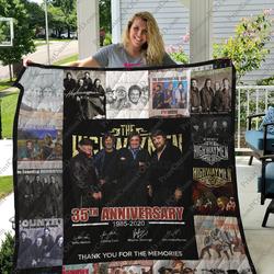 Bm - The Highway Men Quilt Blanket and Home Decor