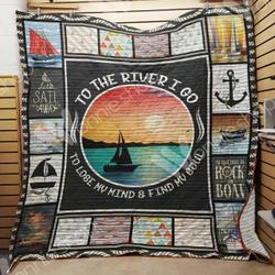 Boating Ee11017 Quilt Inkp0108 and Home Decor