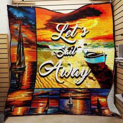 Boating Quilt Blanket ABC07113130 and Home Decor