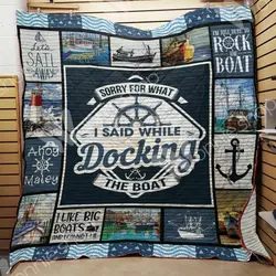 Boating Quilt Blanket Dhc0302793Td and Home Decor