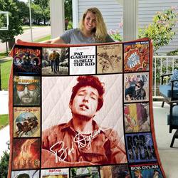 Bob Dylan Quilt Blanket 01 and Home Decor