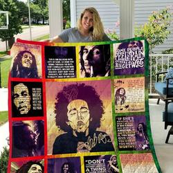 Bob Marley Blanket N2906 Quilt and Home Decor