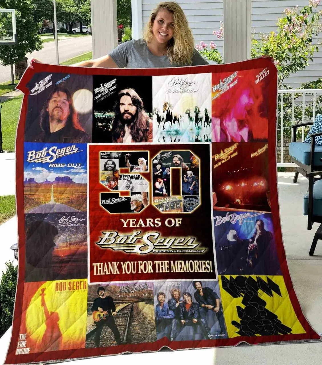 Bob Seger Blanket Th1607 Quilt and Home Decor