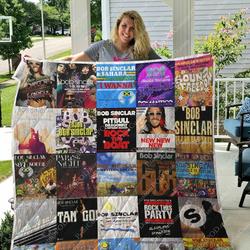 Bob Sinclar Albums Quilt Blanket For Fans Ver 25 and Home Decor
