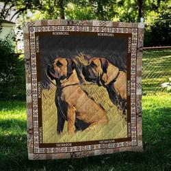 Boerboel Friend Cl09100052Mdq Quilt Blanket and Home Decor