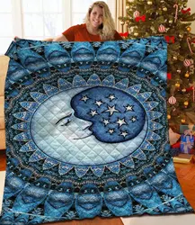 Bohemian Blue Moon Jfj Quilt Xq and Home Decor