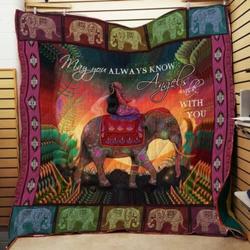 Bohemian Elephant Cl22100084Mdq Quilt Blanket and Home Decor
