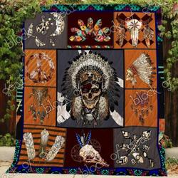 Boho Native American Hur Quilt tg and Home Decor