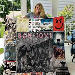 Bon Jovi Blanket Th1809 Quilt and Home Decor