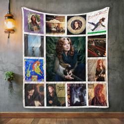 Bonnie Raitt Album Covers Quilt Blanket and Home Decor