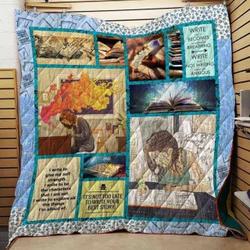 Book Cla1610292Q Quilt Blanket and Home Decor