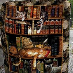 Book Quilt Blanket ABC07111502 and Home Decor