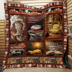 Book Quilt Blanket Dhc1402572Td and Home Decor
