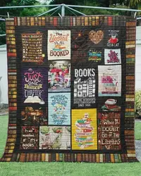 Book Sorry My Weekend Is All Booked Quilt Blanket Great Customized Blanket Gifts For Birthday Christmas Thanksgiving and Home Decor