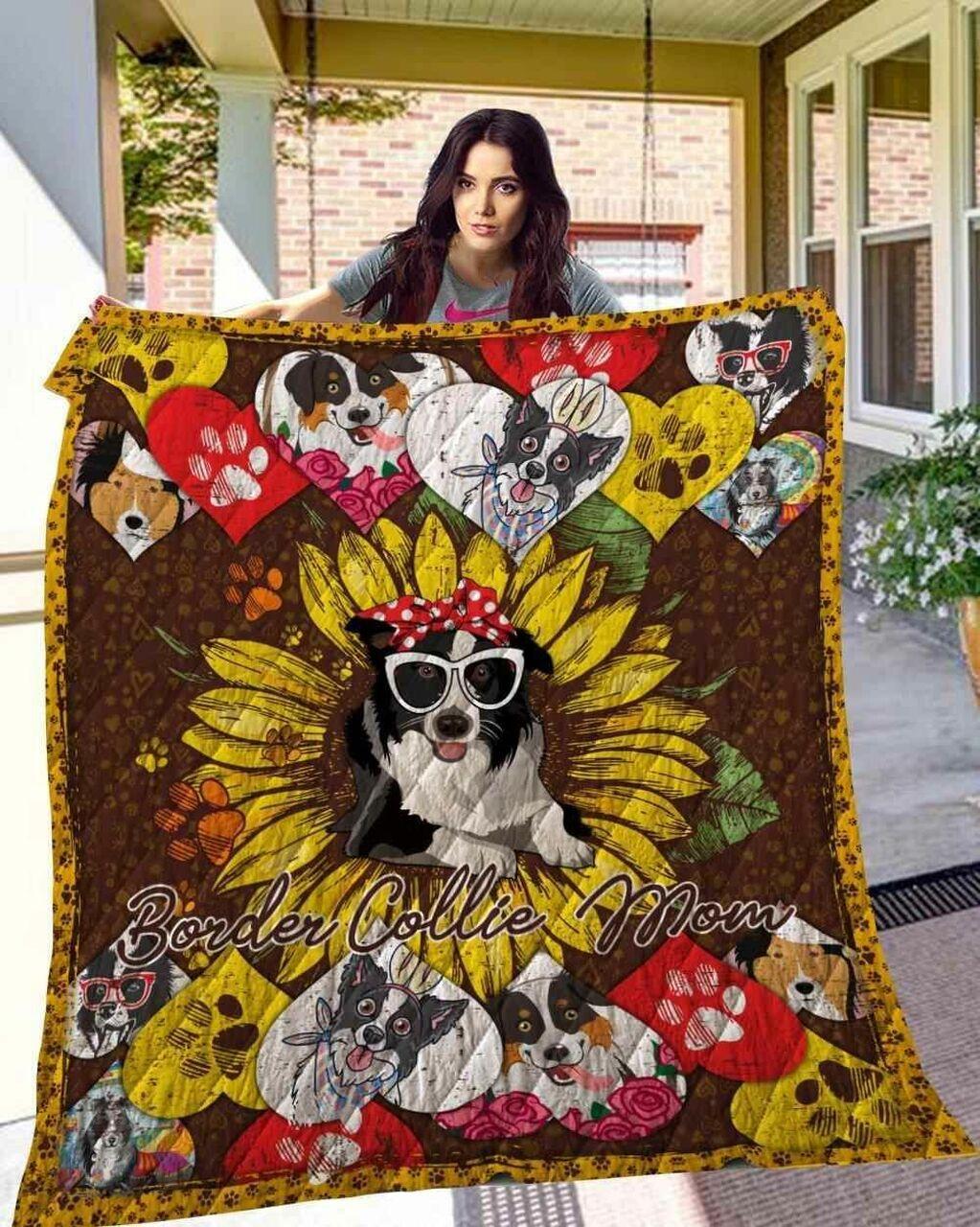 Border Collie 14 Blanket Th10072019 Quilt and Home Decor