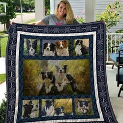Border Collie 3D Customized Quilt Blanket 1867 and Home Decor