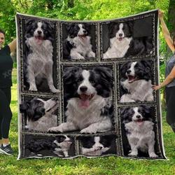 Border Collie Adorable BG2 3D Customized Quilt and Home Decor
