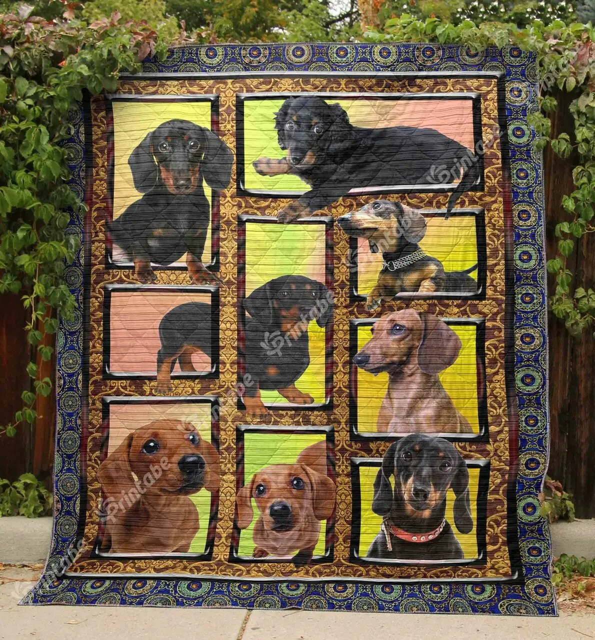 Border Collie Baby Im Real U Quilt Lu and Home Decor