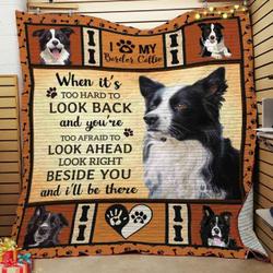 Border Collie Dog Quilt Blanket ABC07111336 and Home Decor