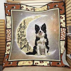 Border Collie Dog Quilt Blanket ABC07111404 and Home Decor
