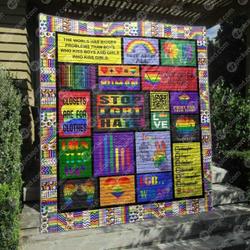 Born This Way Quilt Blanket Hp47  Quilt and Home Decor