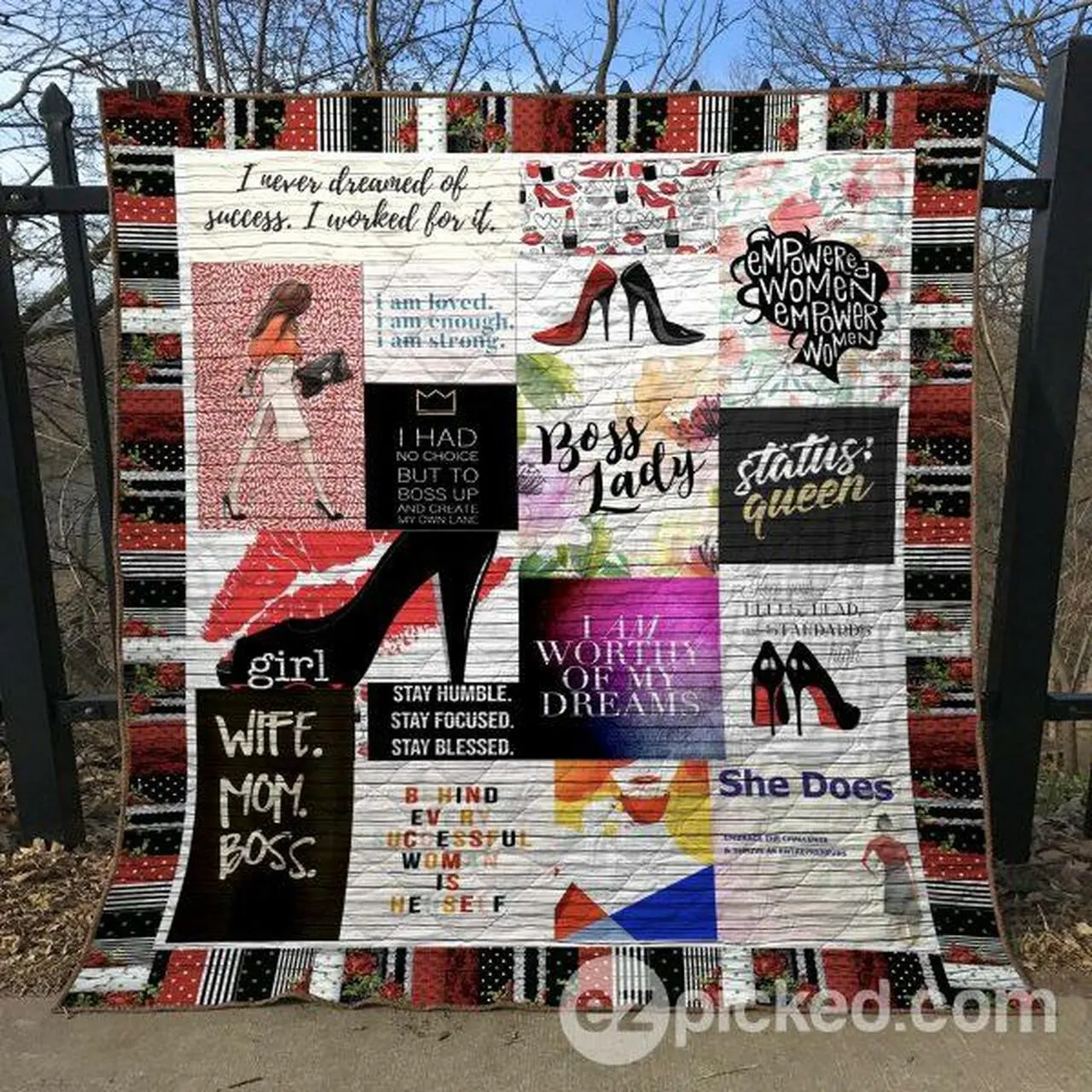 Boss Lady Quilt Blanket Vd14 Quilt and Home Decor