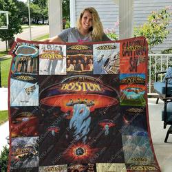 Boston Band Albums Quilt Blanket For Fans Ver 17 and Home Decor