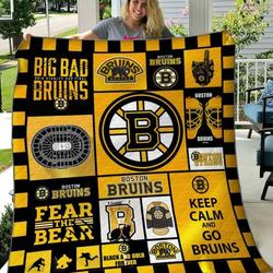 Boston Bruins Quilt Blanket B240504  Quilt and Home Decor