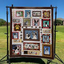 Boston Terrier 01 DHCKL0909 Quilt Blanket and Home Decor