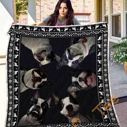 Boston Terrier 03 Blanket TH10072019 Quilt and Home Decor