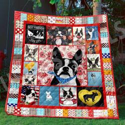Boston Terrier Best Friend For Life Ah Quilt Derqnc and Home Decor