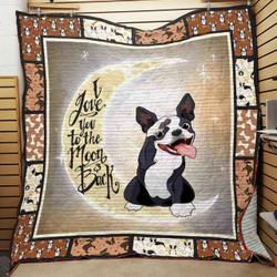 Boston Terrier Dog Quilt Blanket ABC07111206 and Home Decor