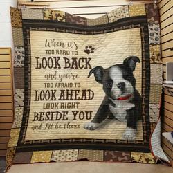 Boston Terrier Dog Quilt Blanket ABC07113728 and Home Decor