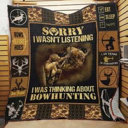 Bow Hunting Quilt Blanket ABC07114314 and Home Decor
