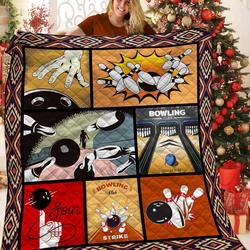 Bowling Quilt Blanket Bbb0411222Sm and Home Decor