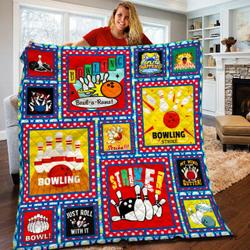 Bowling Quilt Blanket Bbb240224Ht and Home Decor