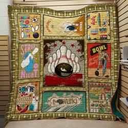 Bowling Strike Quilt and Home Decor