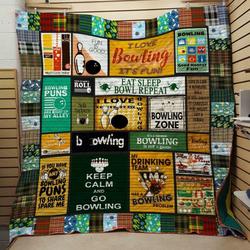 Bowling Zone Quilt and Home Decor