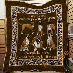 Boxer 09 Blanket TH10072019 Quilt and Home Decor