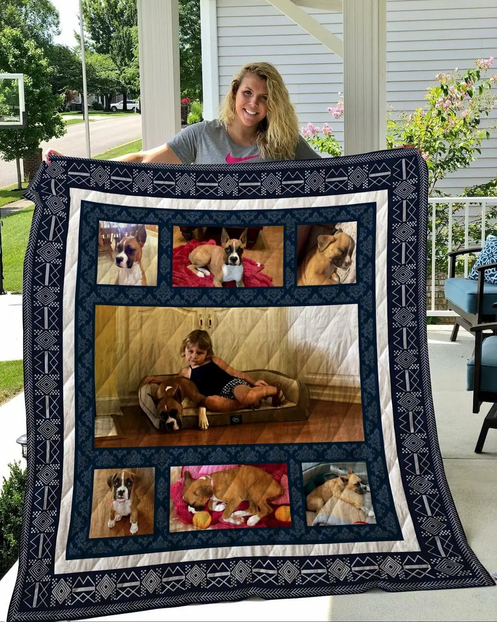 Boxer 3 Quilt and Home Decor
