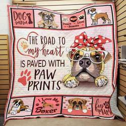 Boxer Dog Mom Quilt Blanket ABC07111803 and Home Decor