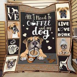 Boxer Dog Quilt Blanket ABC07111840 and Home Decor