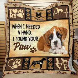Boxer Dog Quilt Blanket ABC07111846 and Home Decor