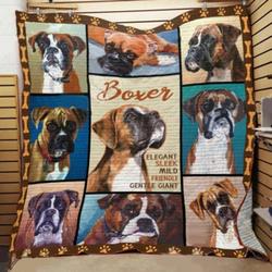 Boxer Ht 27121913 3D Customized Quilt and Home Decor